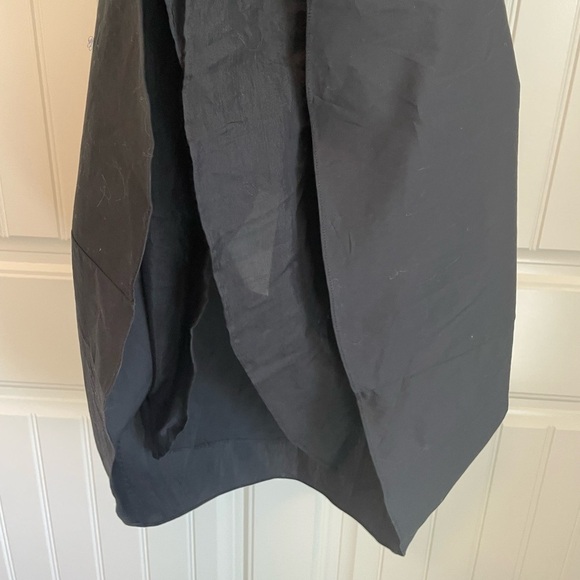 Brock Collection lace trimmed stretch cotton dress in black size 12 - Picture 9 of 11